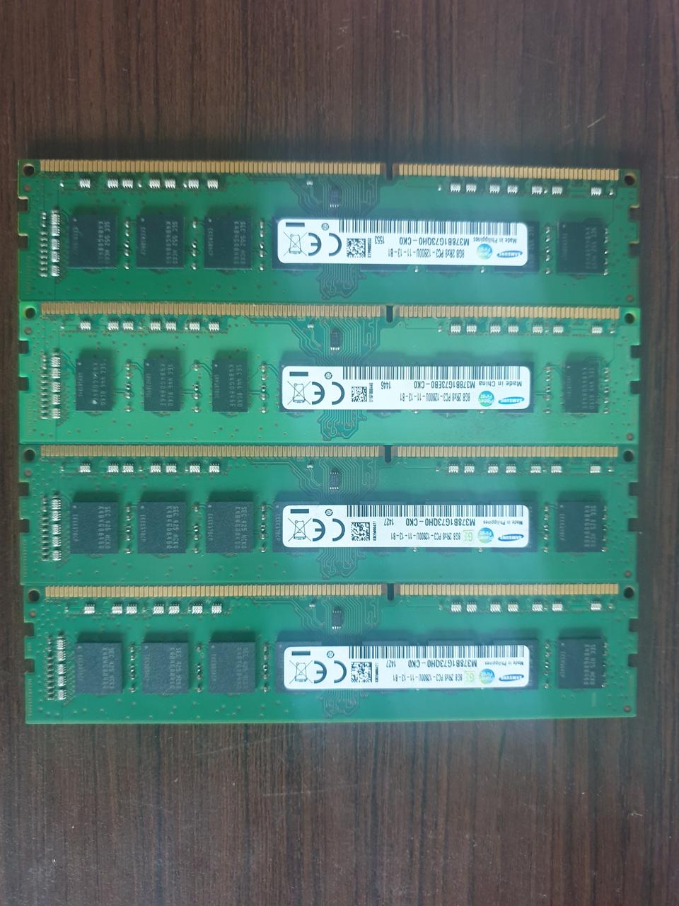 삼성 DDR3 8G 12800U 램 2개 판매합니다. | 세컨웨어