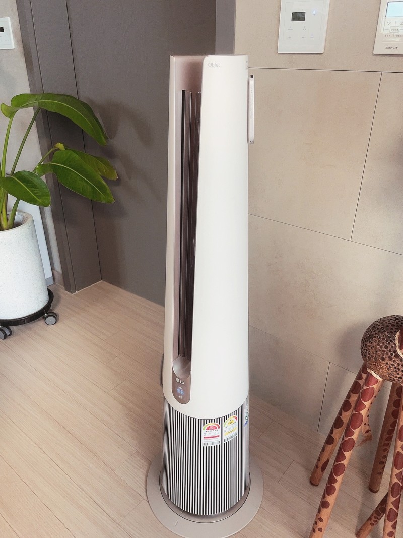 안전 LG 엘지 오브제 에어로타워 공기청정 냉온풍기 세컨웨어