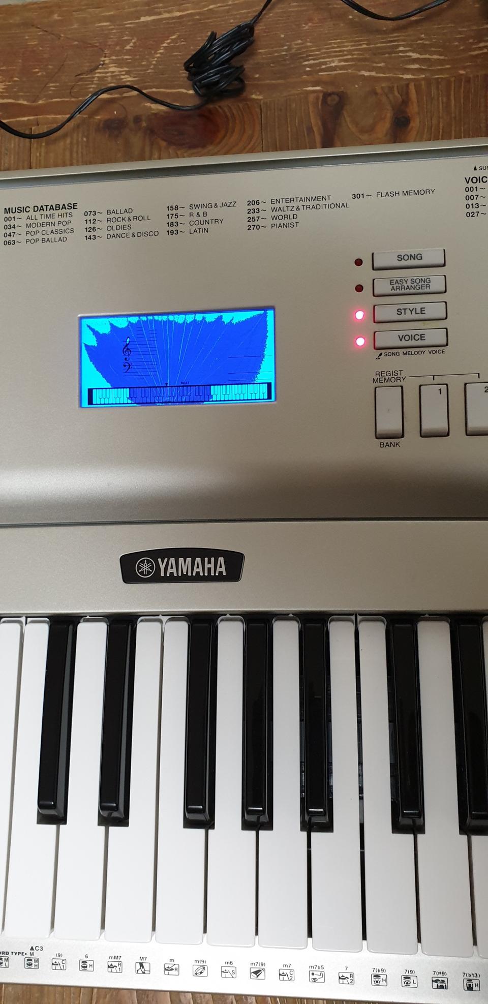 야마하전자키보드ypg-235