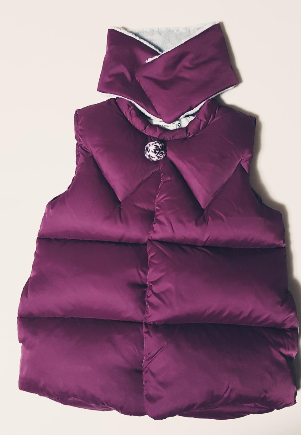 밍크뮤 오리털 조끼  120사이즈 여아 겨울옷 남아옷 패딩 덕다운