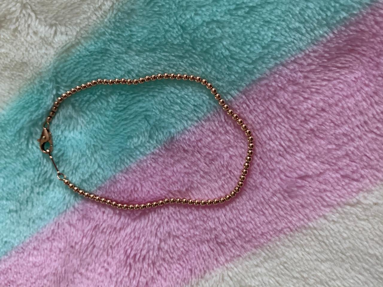 14k핑크골드팔찌