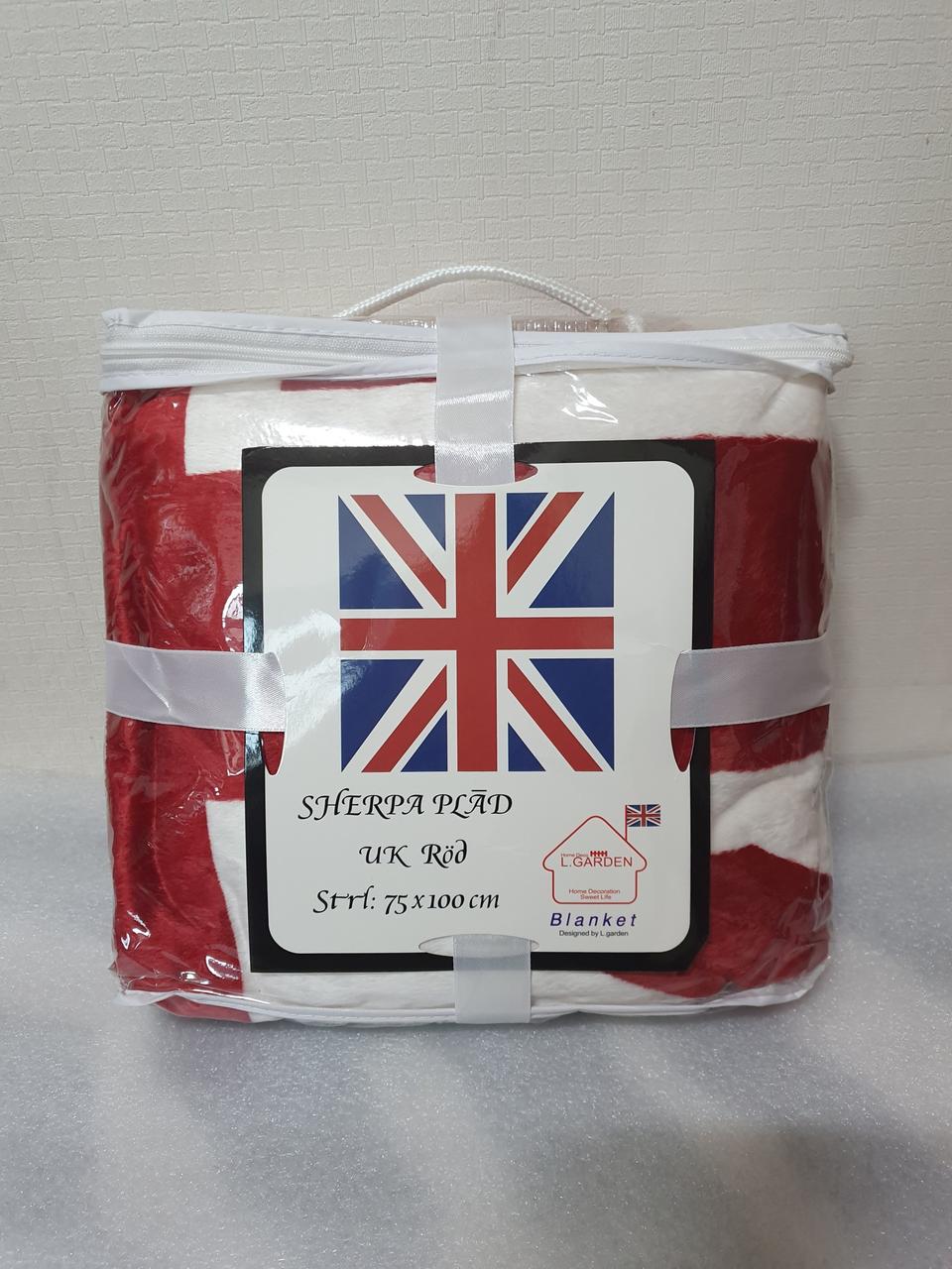 (새제품)엘가든 양털 국기담요