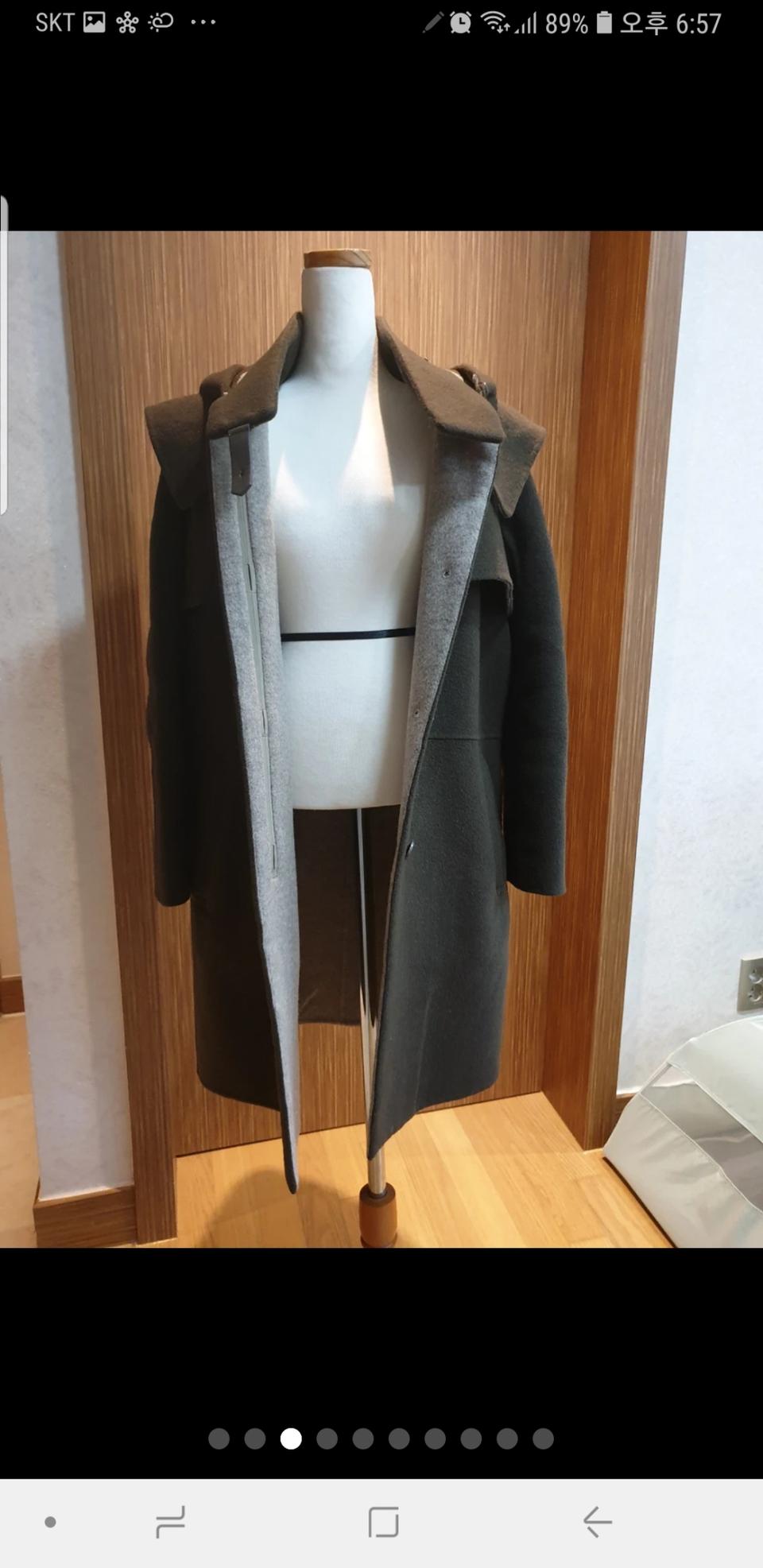 모그(정품)후드코트 모100프로