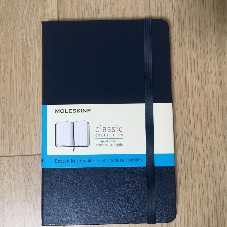 [몰스킨] 클래식 노트 하드 도트 미디움 사파이어블루