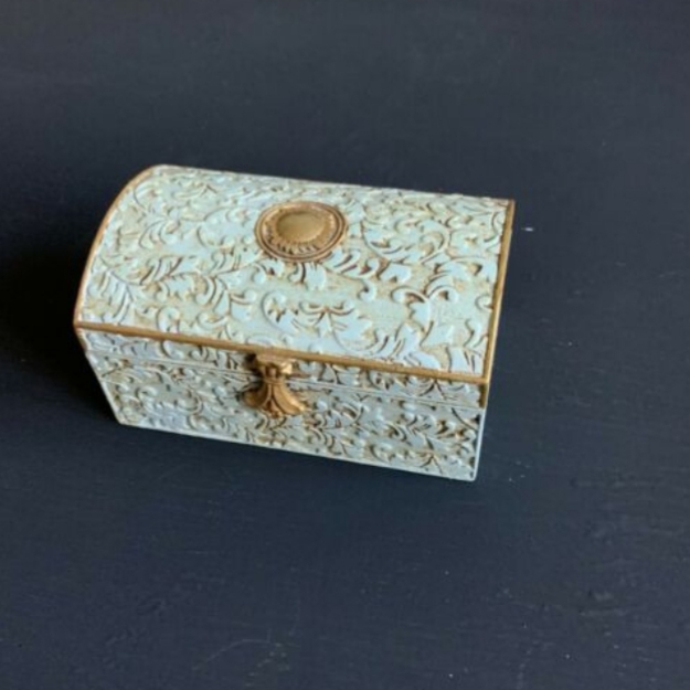 수입 빈티지 묵주함 보석함