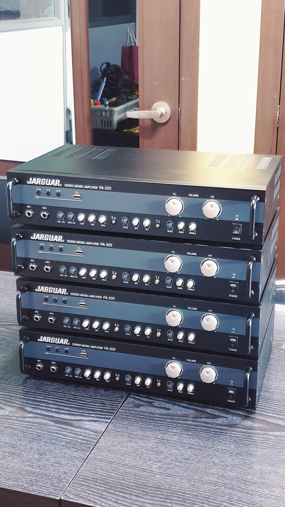 노래방앰프중고 쟈가 JARGUAR PA 305 2채널 300W USB단자