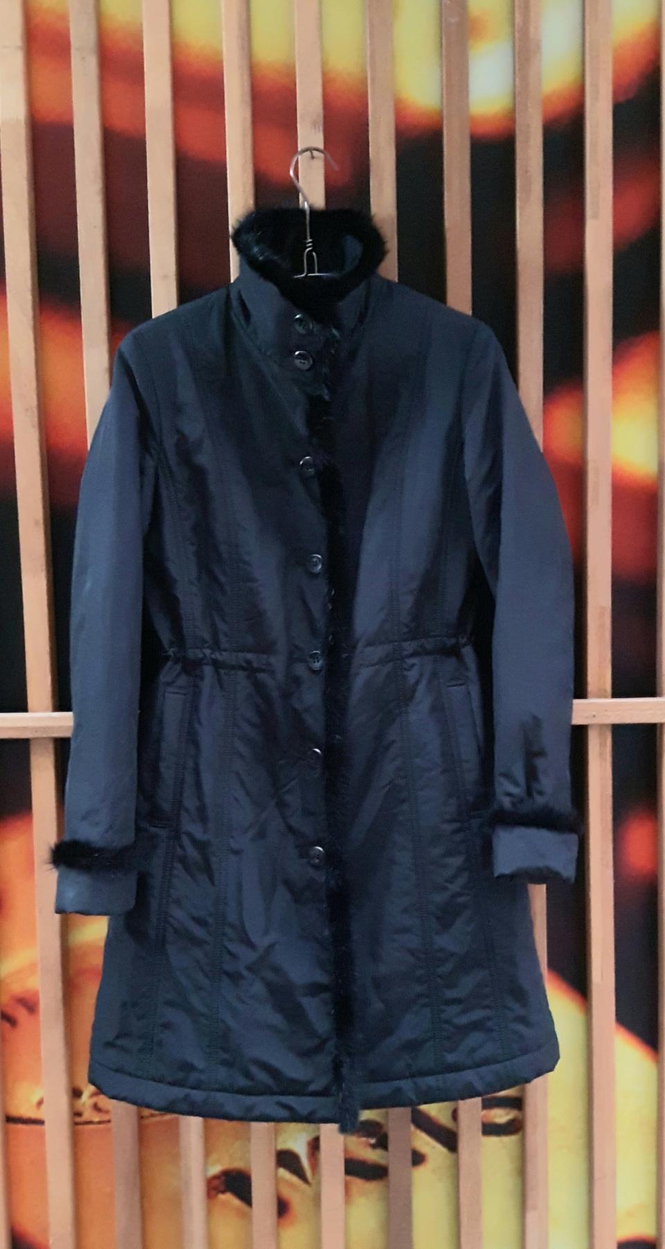 김동수 밍크트리밍 패딩코트