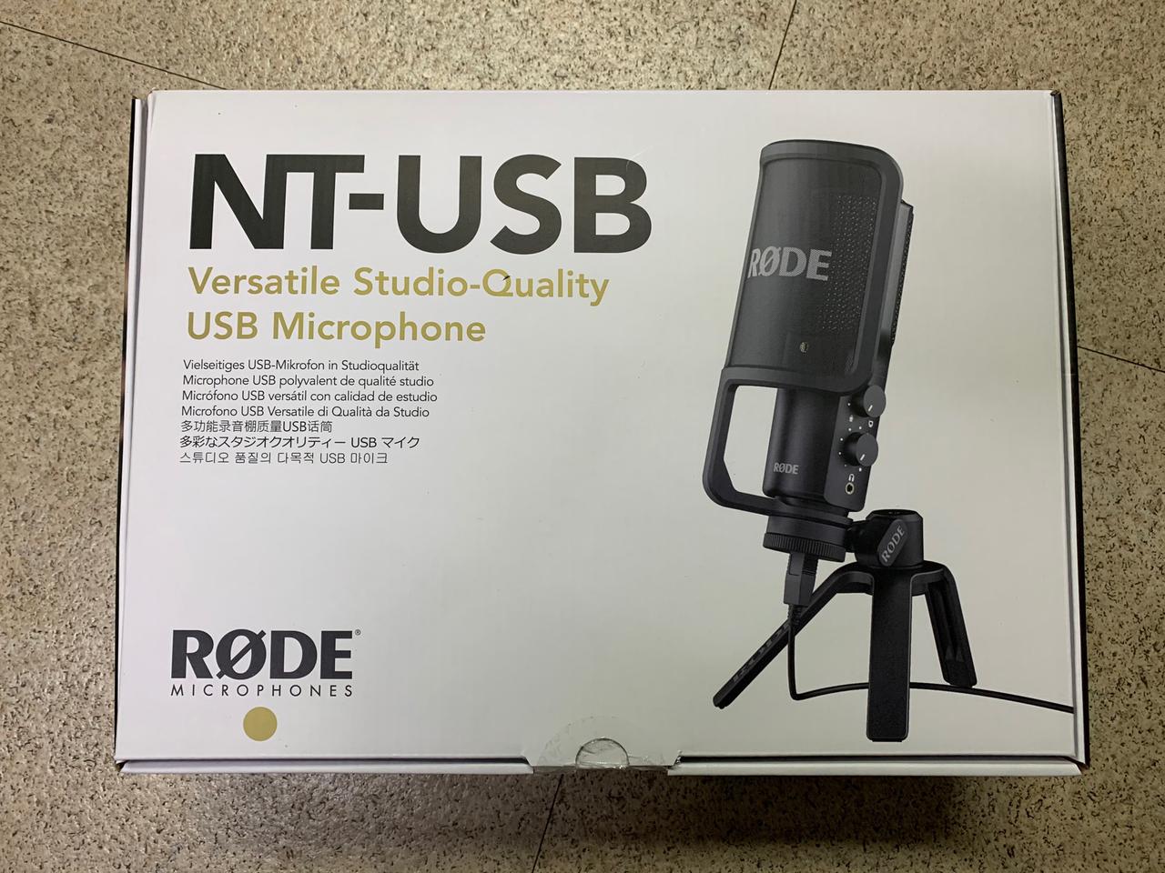 로데 정품 USB 콘덴서마이크 NTUSB 개인방송 마이크