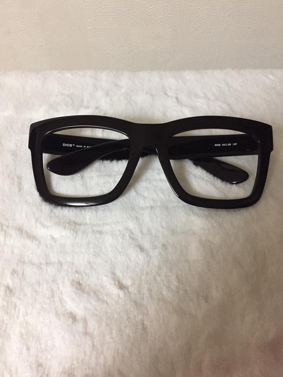 안경 뿔테안경 오버사이즈 유광블랙