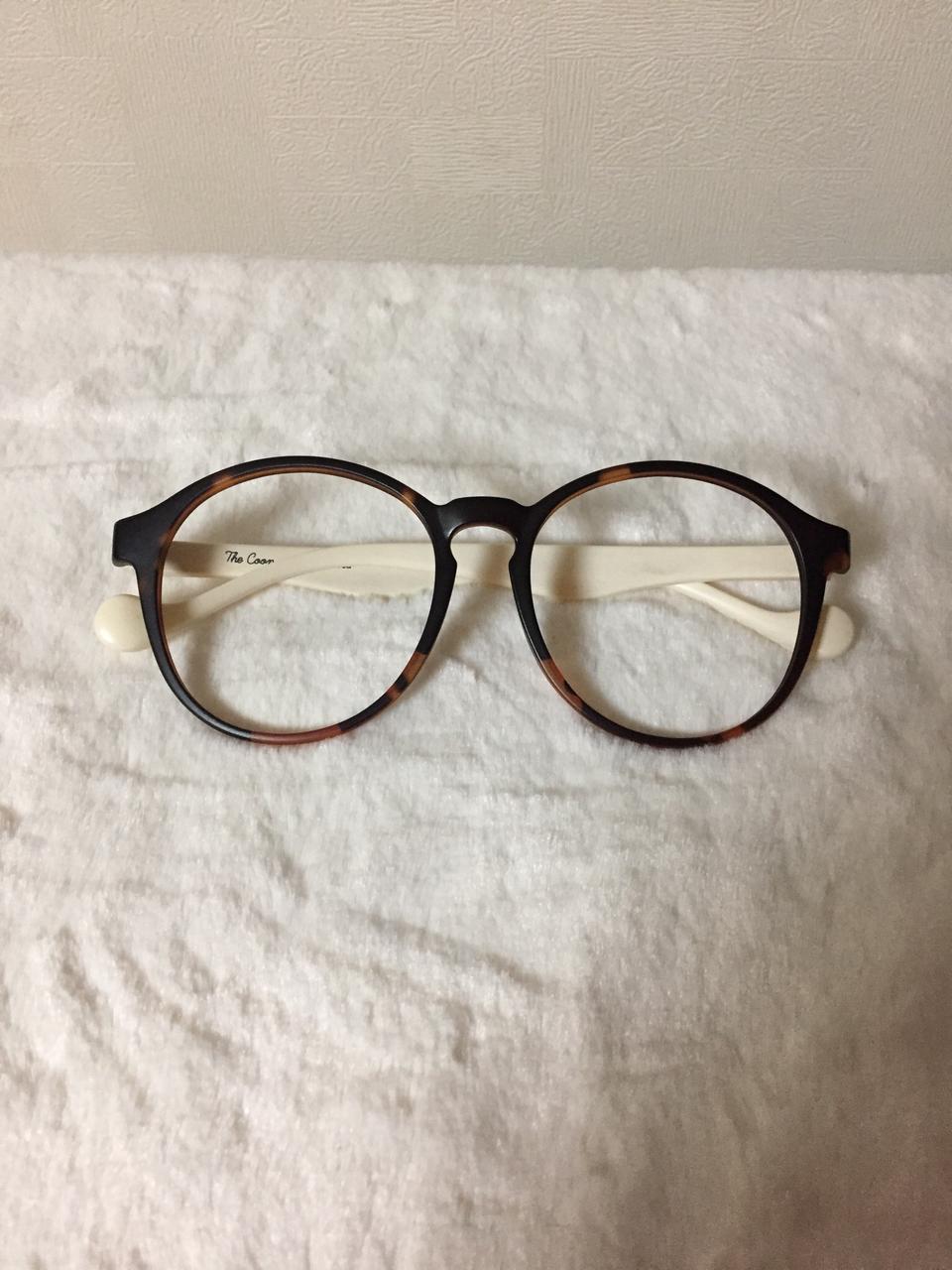 안경테 뿔테 호피아이보리