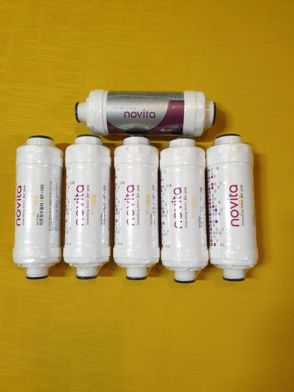 노비타 비데 정품호환 이온정수필터 BF-100 × 6개