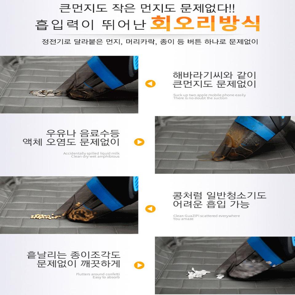 무료배송 회오리 방식 클린건 청소기 물청소 가능 스텐레인스 필터