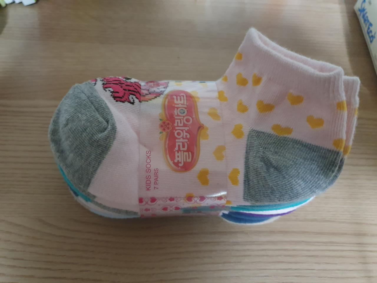 플라워링하트 여아양말 7족