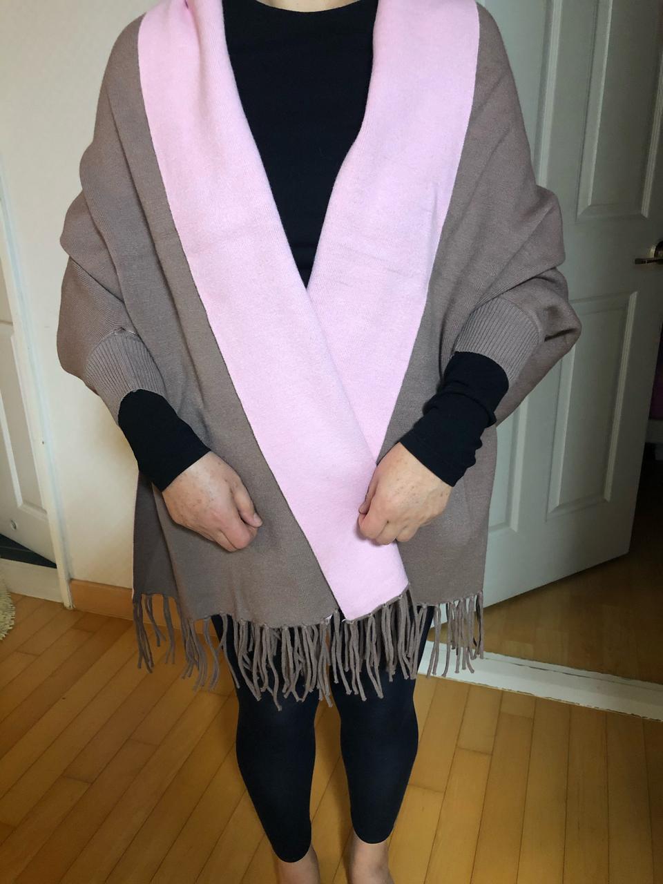 이중컬러 숄 판매