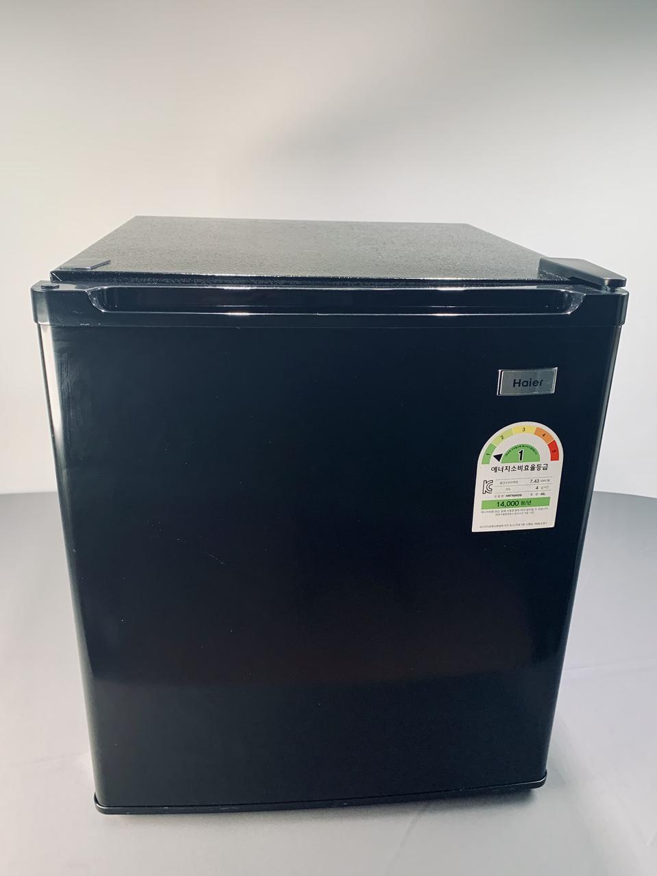 하이얼 실속형 1도어 냉장고 블랙 46L