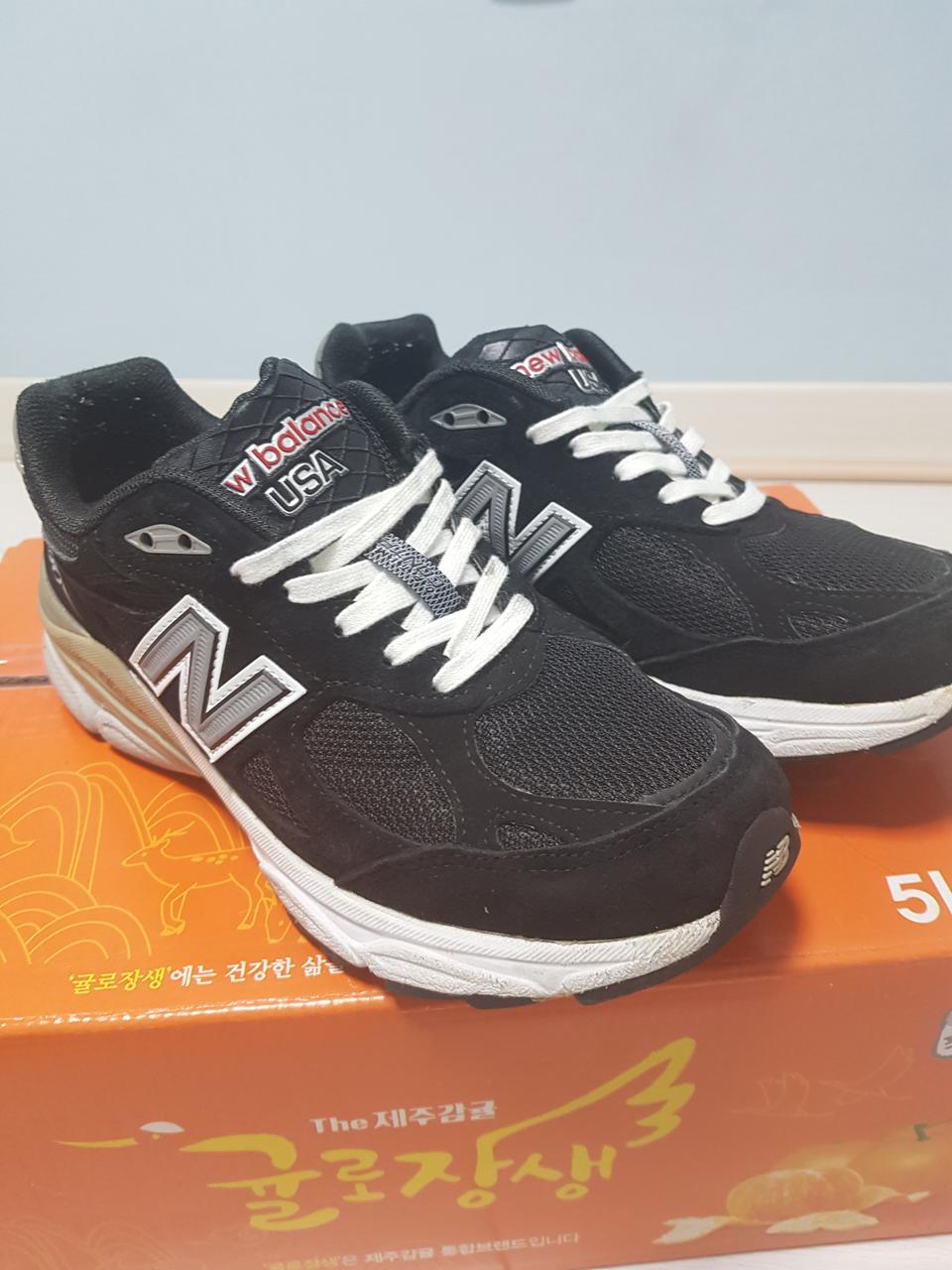 뉴발란스990 usa 급처 / 블랙 검정 993 235 230 240