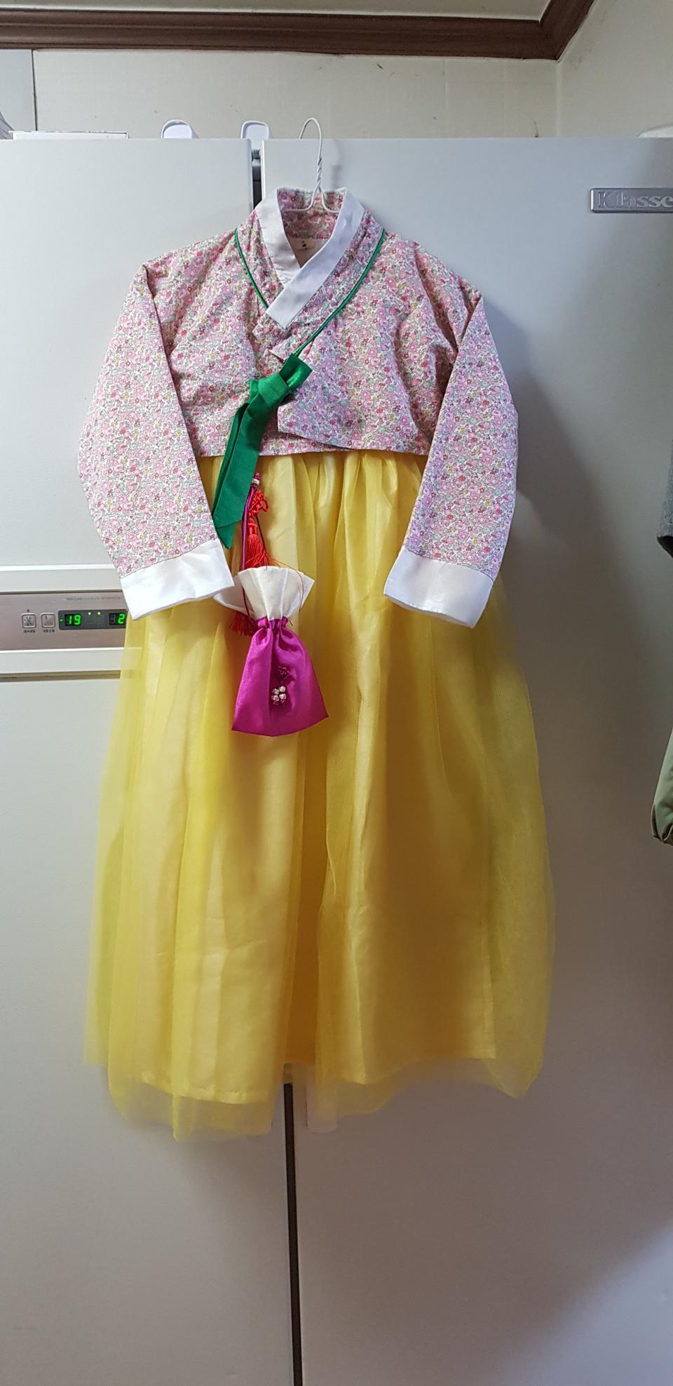 여아잔꽃무늬한복(13세)