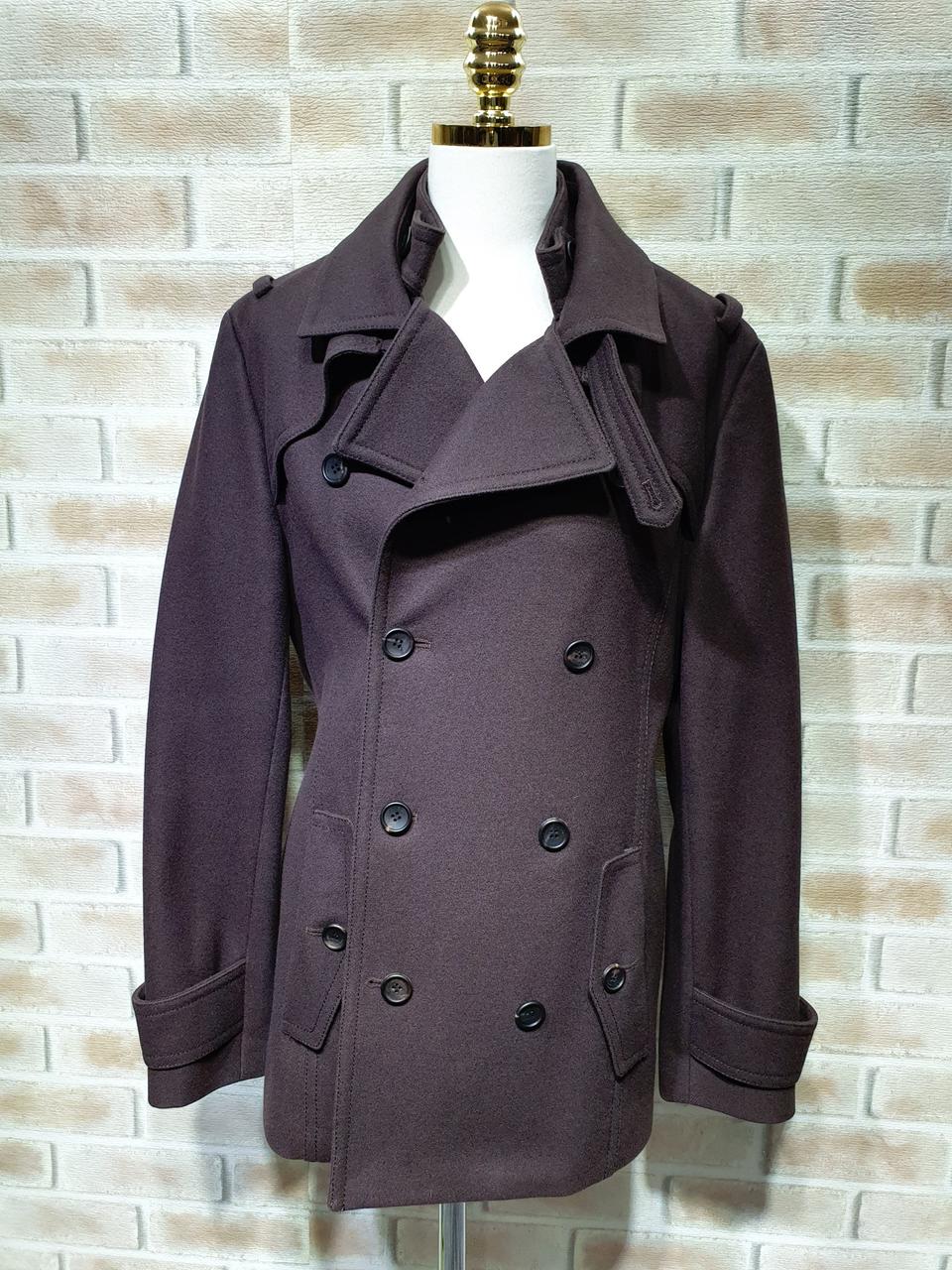 우영미 디자이너 정품 더블 울 코트 46 (90)