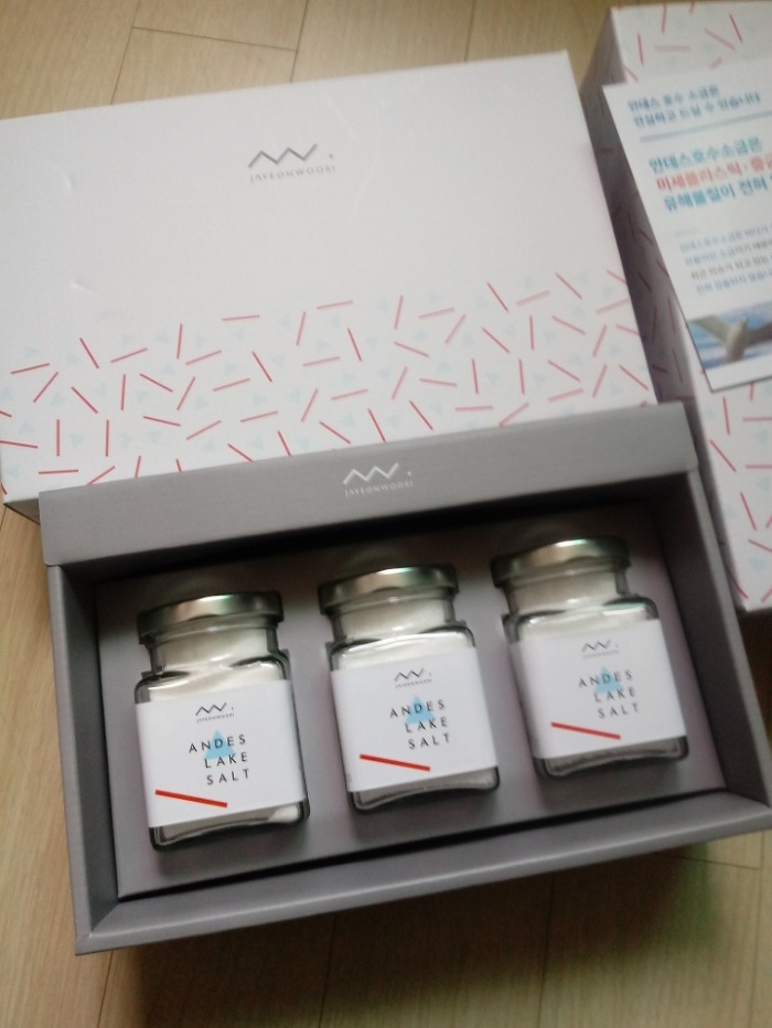안데스호수 "소금" 선물세트(쇼핑백포함)