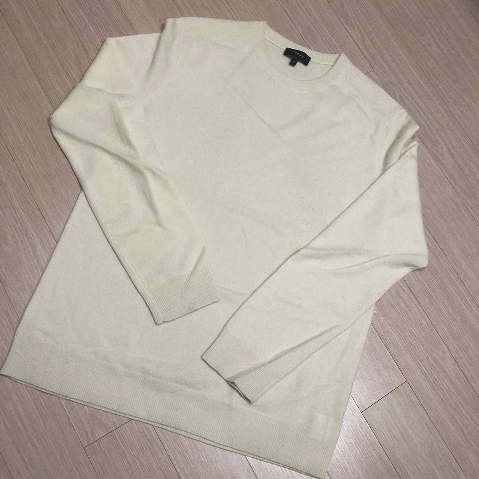 띠어리맨 18FW 아이보리 캐시미어 니트 M (100)