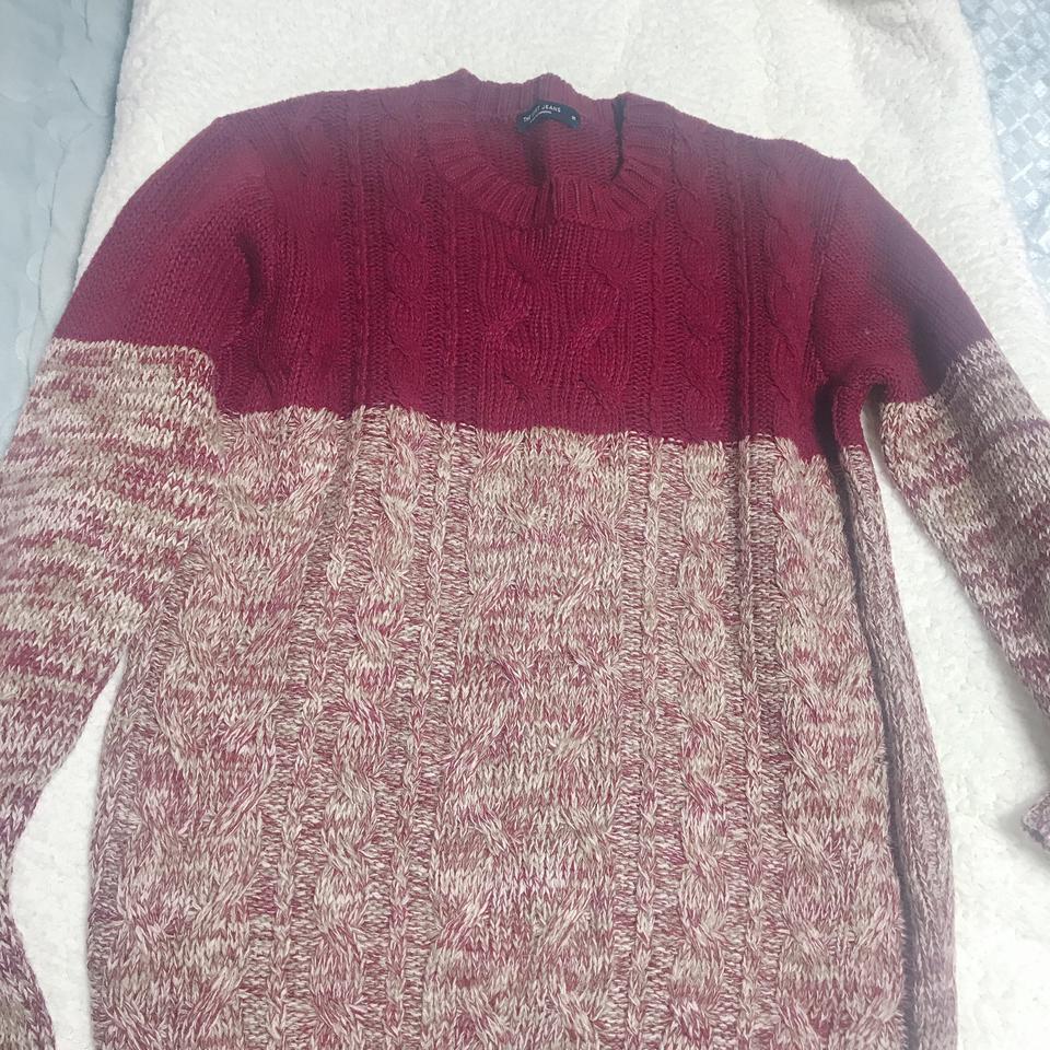 블럭 보카시 니트