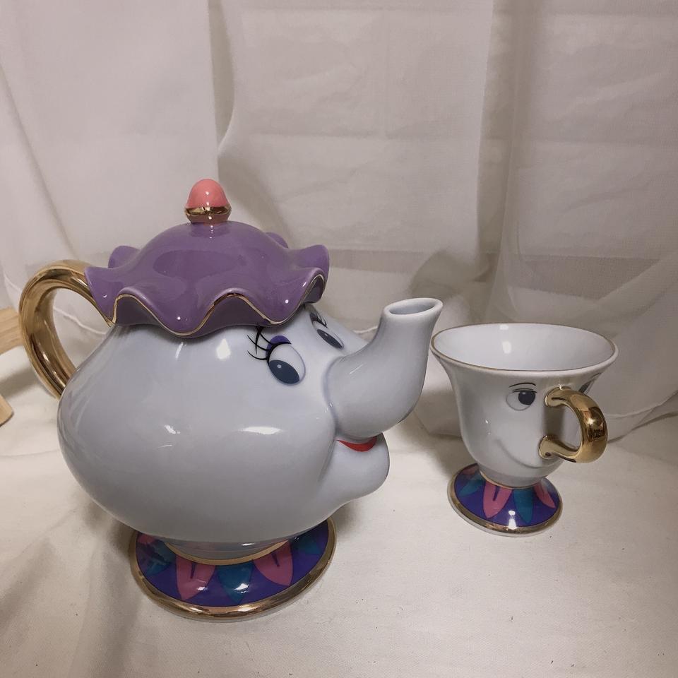 미녀와야수 주전자 찻잔세트