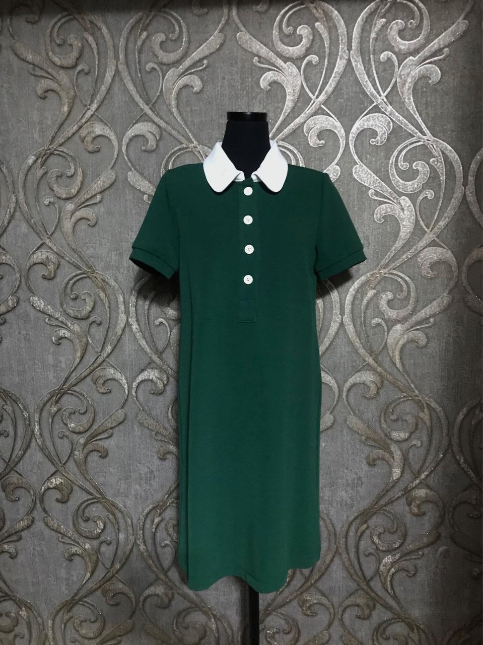 *옷방정리중*새상품/그린 아이보리 넥카라 원피스