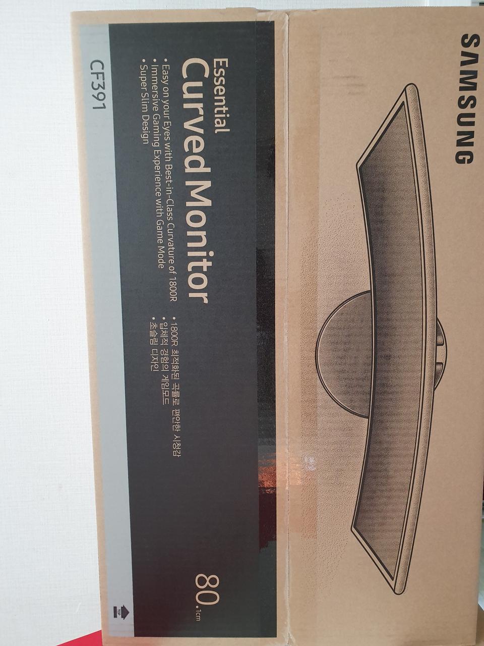 삼성 32인치 커브드 모니터(LC32F391FWKX)미개봉 새제품 팝니다