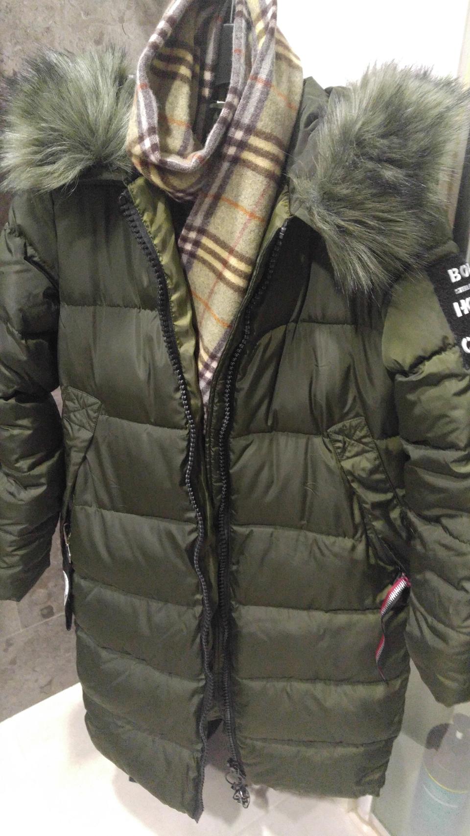 카키 여성패딩 55