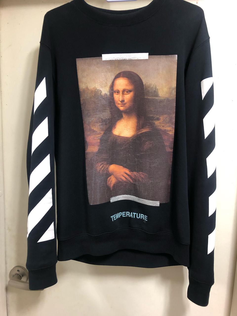 오프화이트 맨투맨s 모나리자 18ss시즌