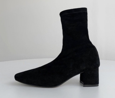 스웨이드 앵클부츠 245