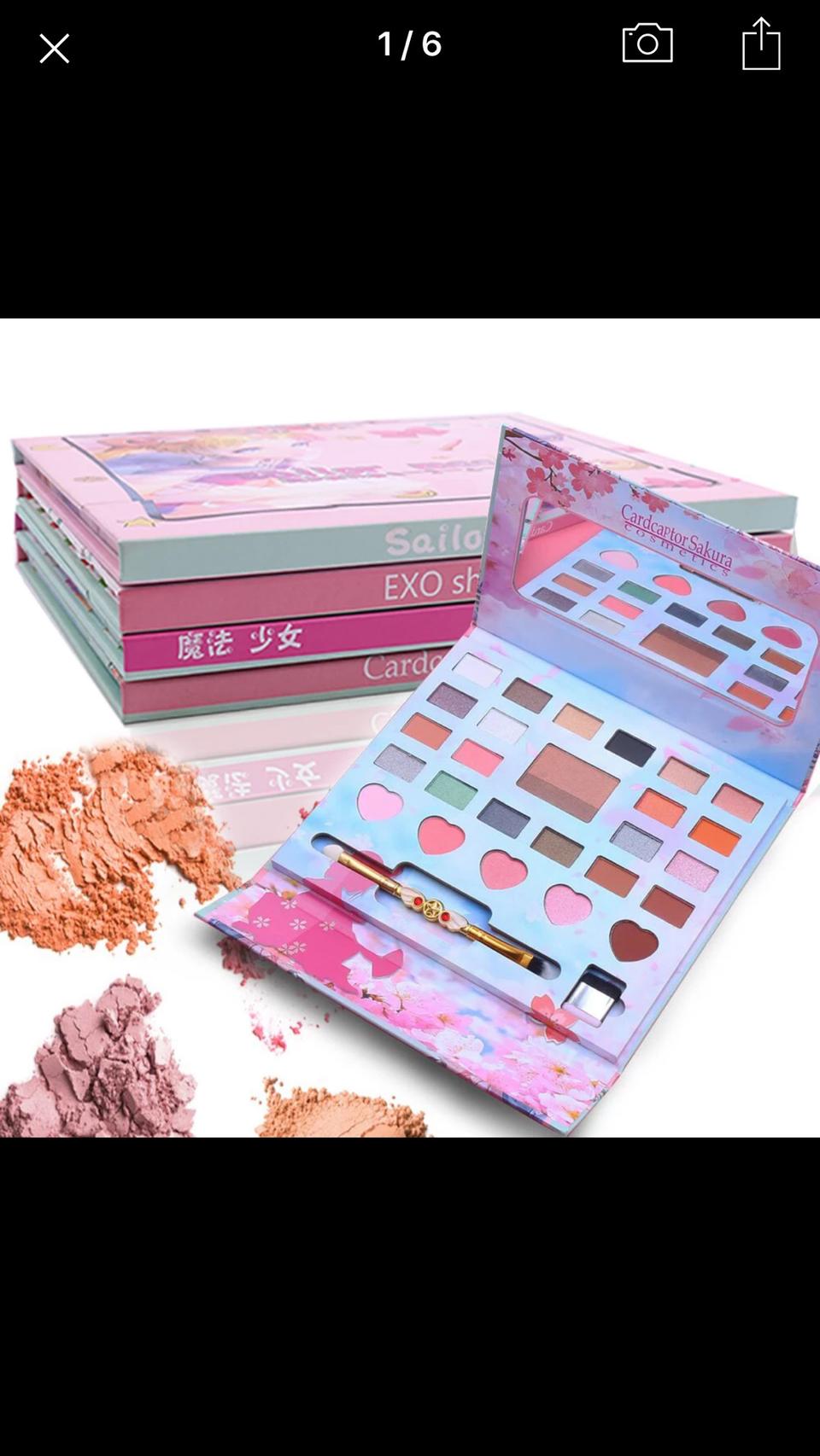 세일러문 아이섀도우 팔레트(브러쉬 포함 새제품)