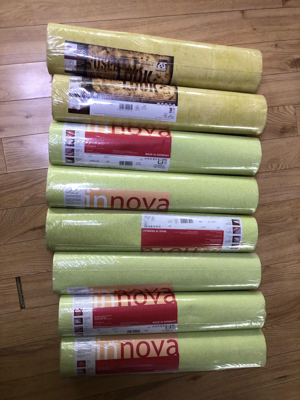 사용하지 않은 벽지 8롤 (53cm X 10.05m)