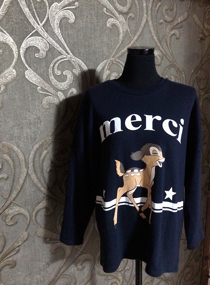 새상품급/디즈니 정품 밤비 맨투맨