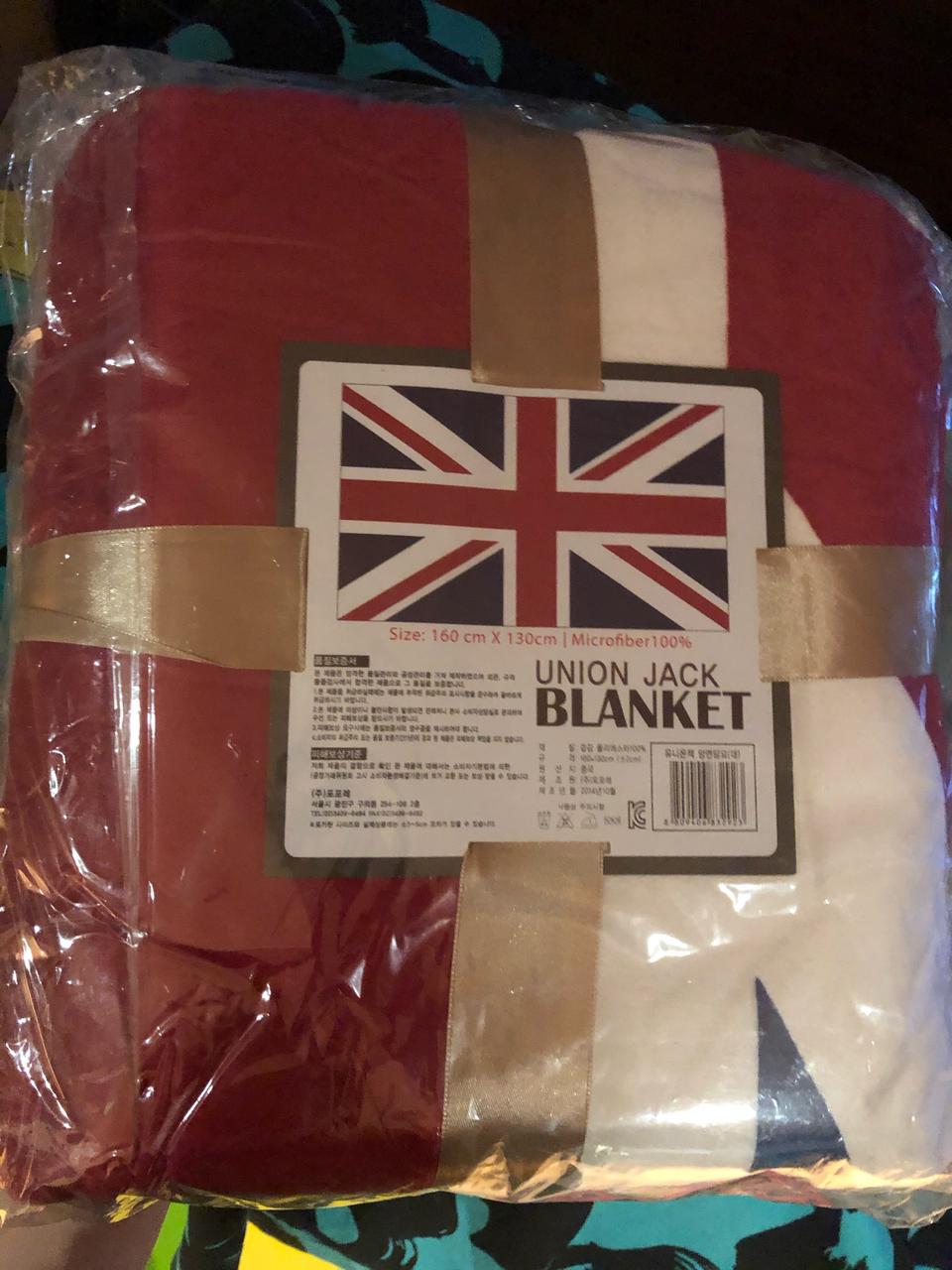 유니온잭 담요 새거