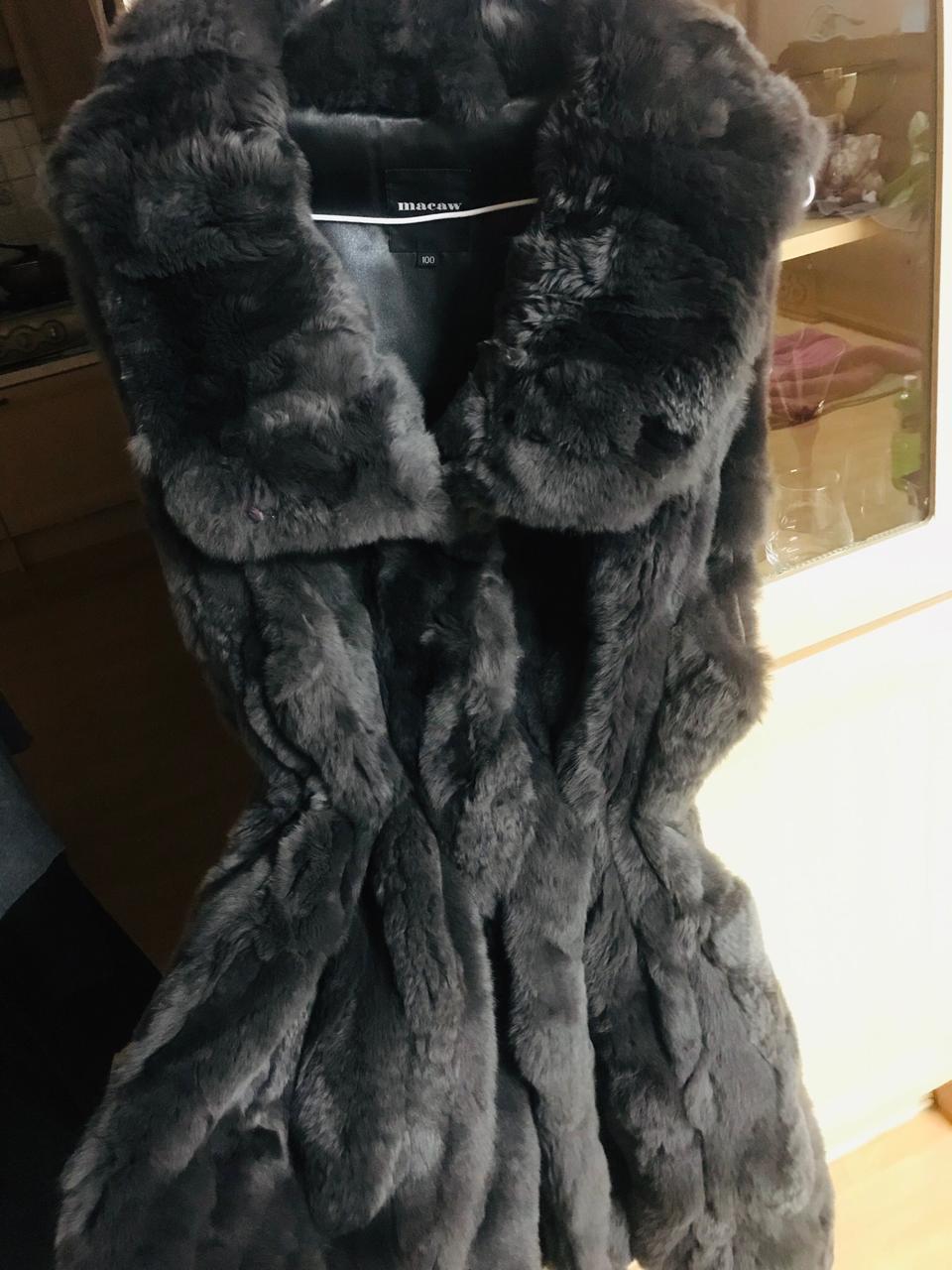 리얼토끼털 조끼(40만원대구매)