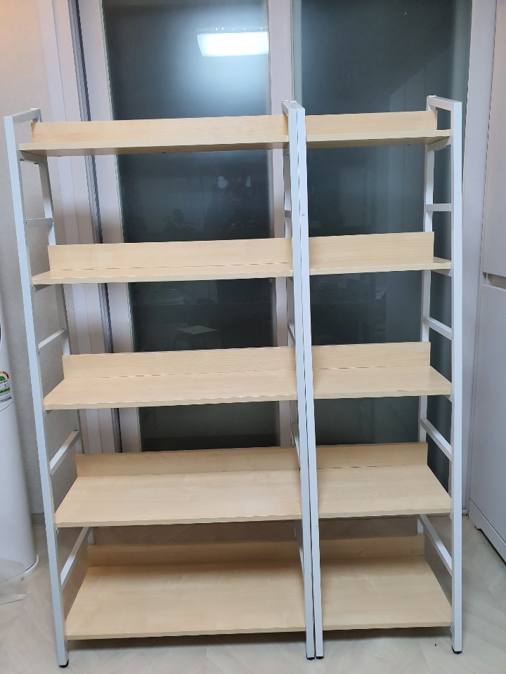 5단 철제책장