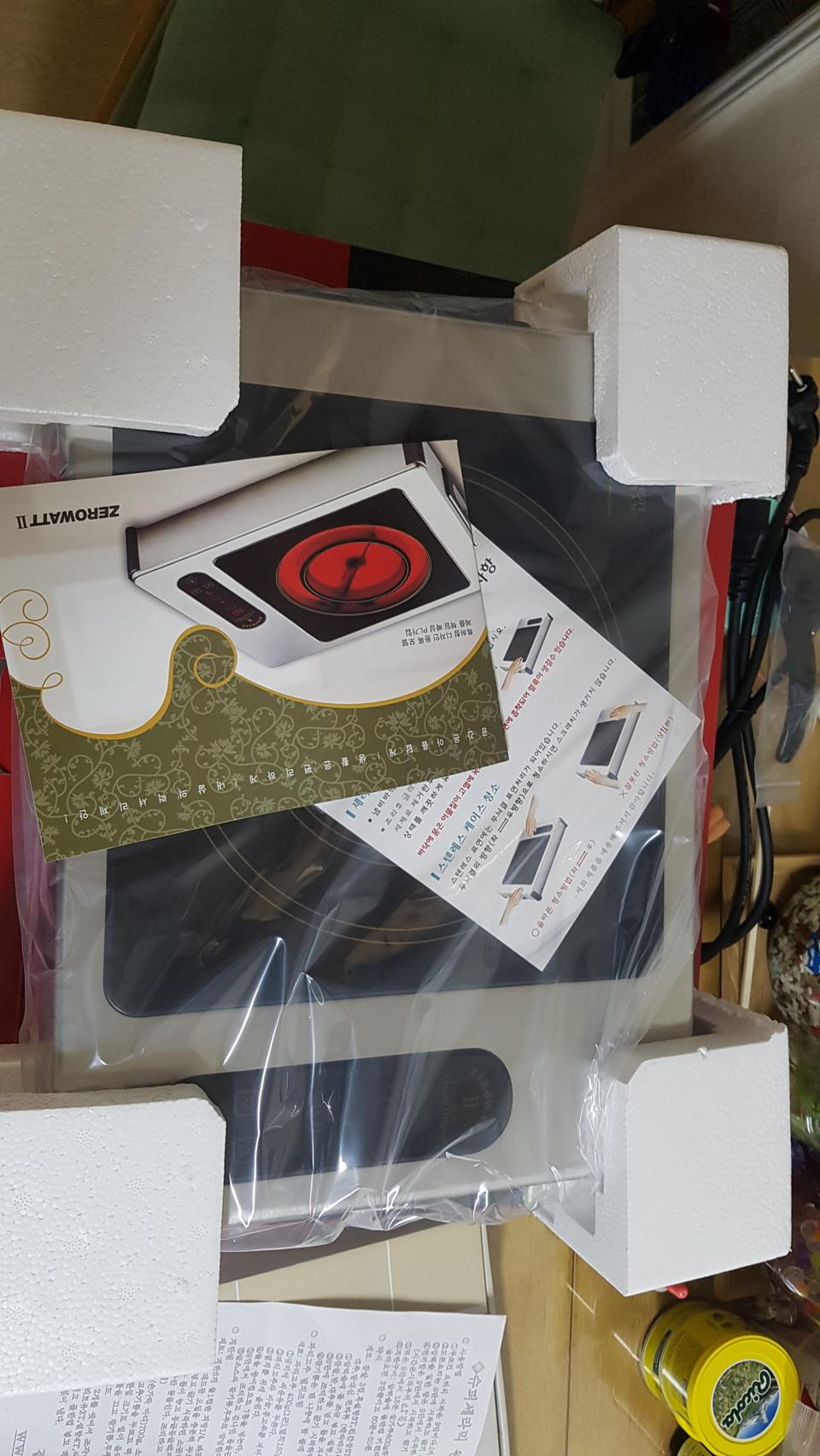 전기레인지 터치식 1인용 인덕션 + 세라믹 그릴 zerowatt