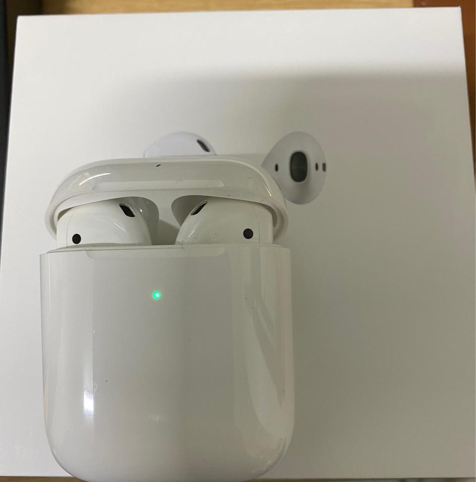 정품 에어팟 2 무선 풀박 + 엘라고 케이스