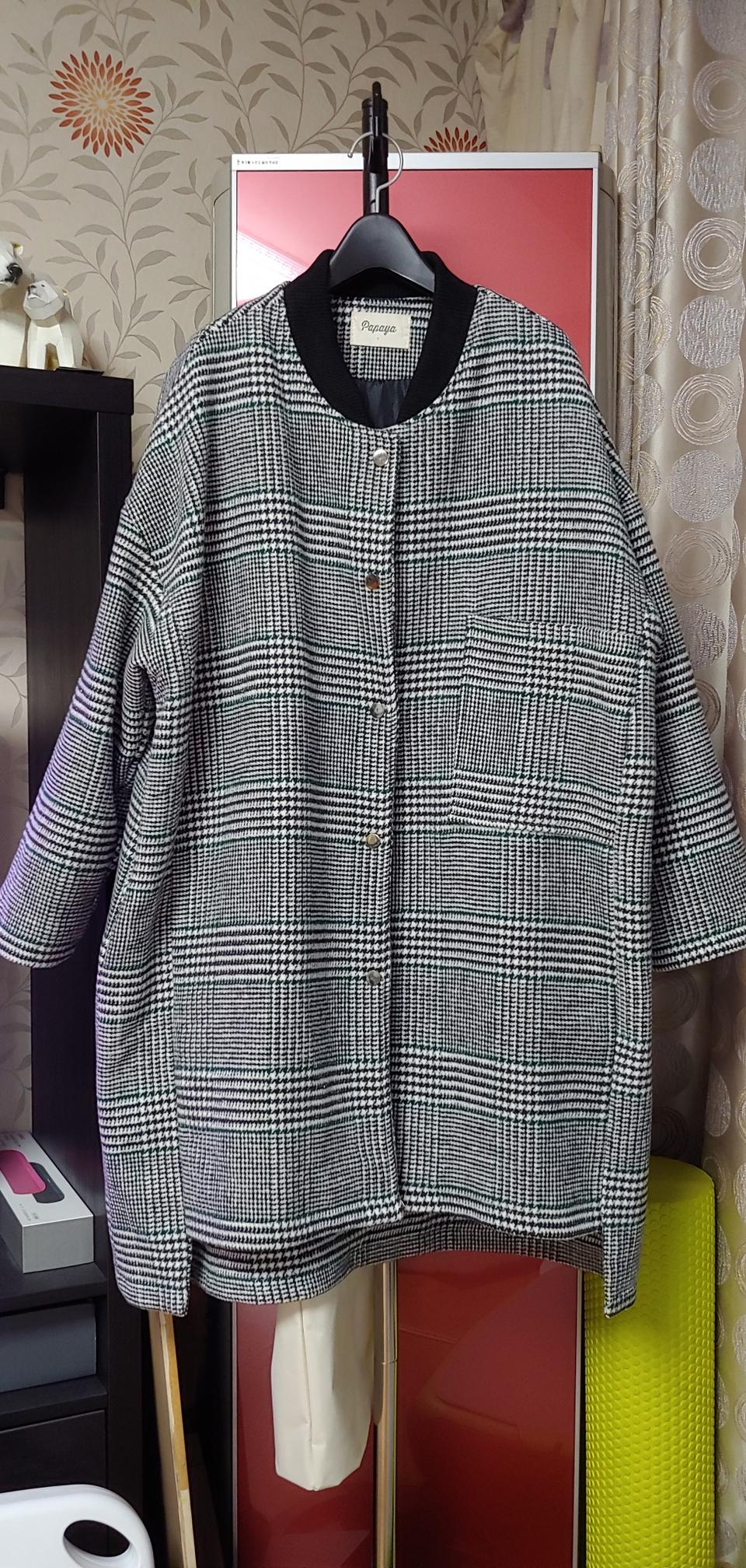 (F)파파야오버핏누빔점퍼