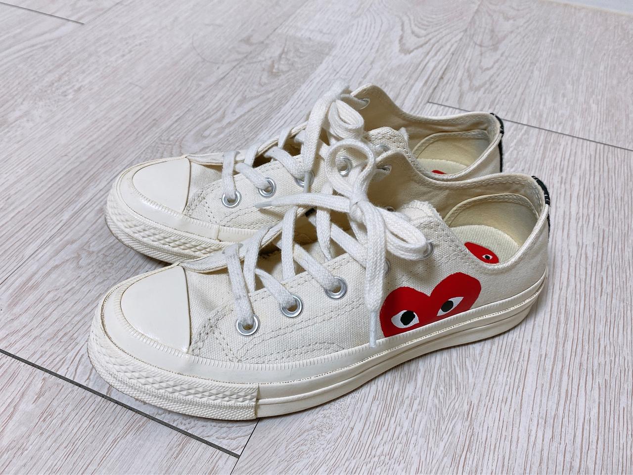 정품 꼼데가르송 척테일러 컨버스 220