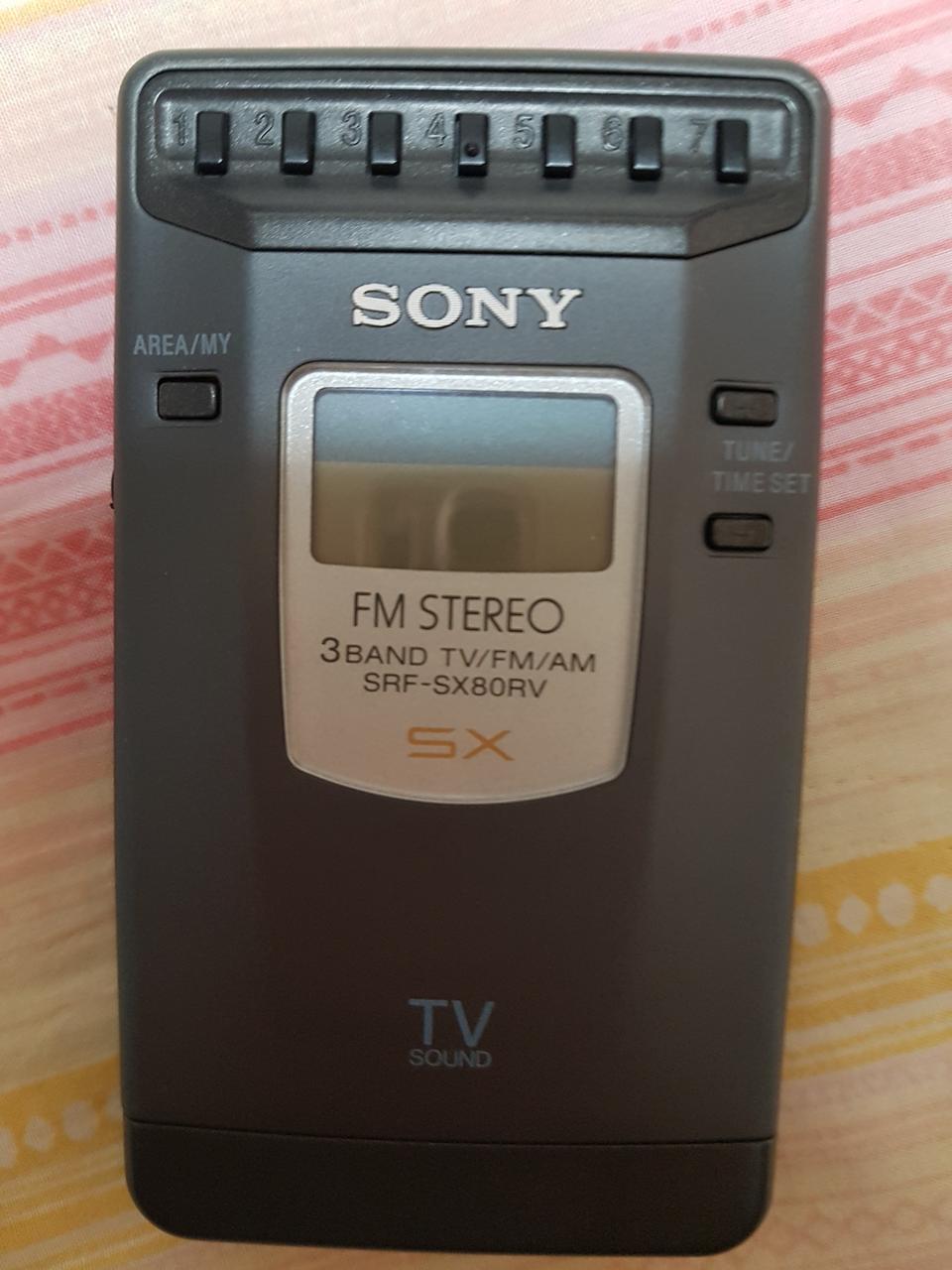 SONY 휴대용 라디오