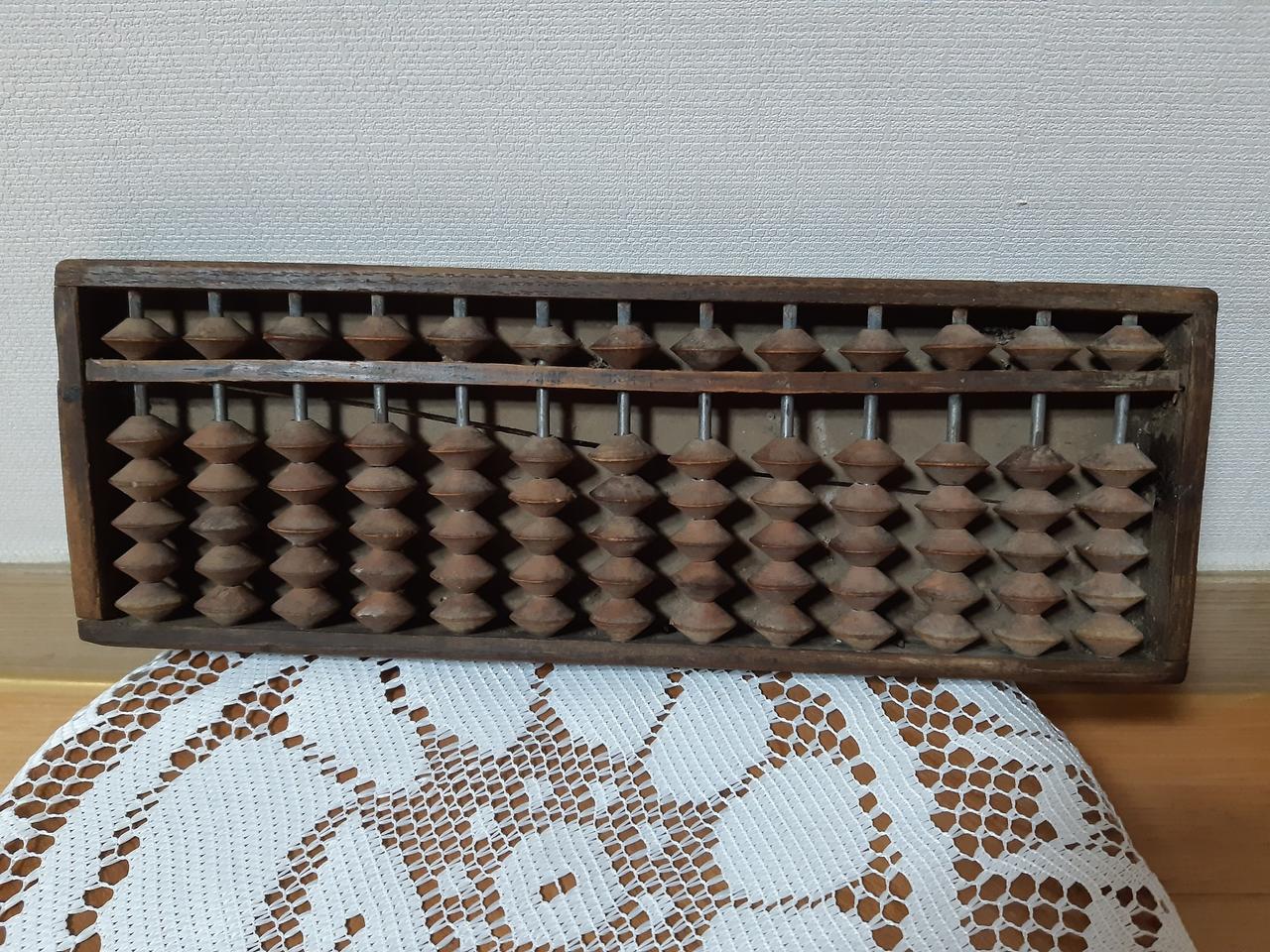 옛날 나무 주판