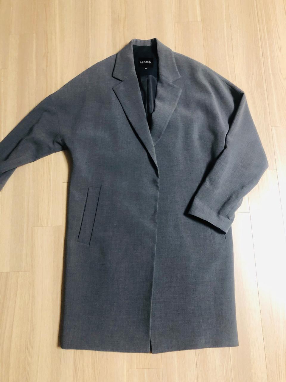 [매긴] 그레이 롱쟈켓 55