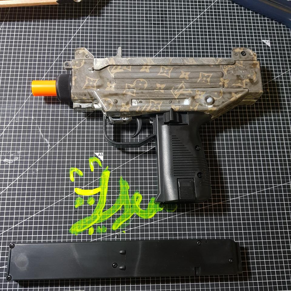 전동건 비비탄총 루이비통 커스텀