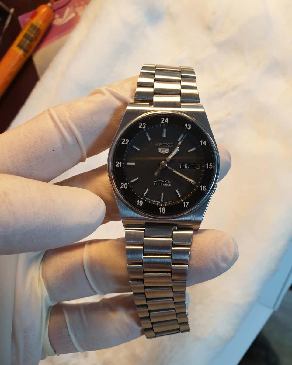 빈티지 직수입80년대 seiko 5오토매틱 시계