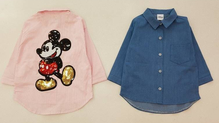 <SIZE 5~13> 미키청남방 2종