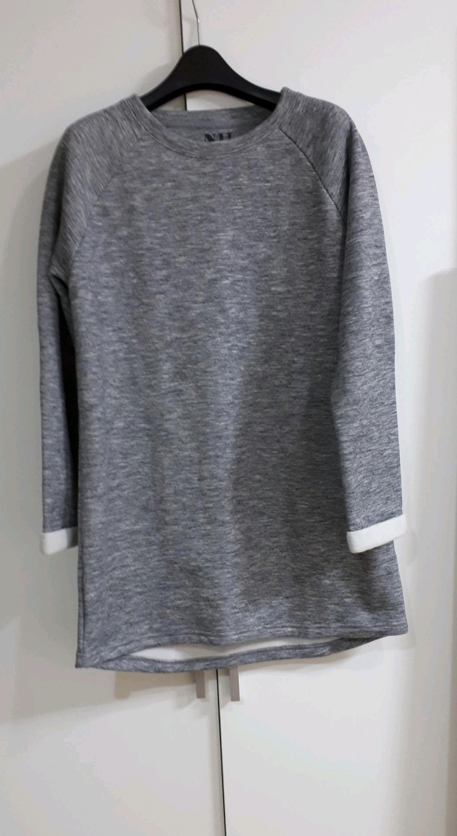 기모 롱 티셔츠 55-66, 미사용
