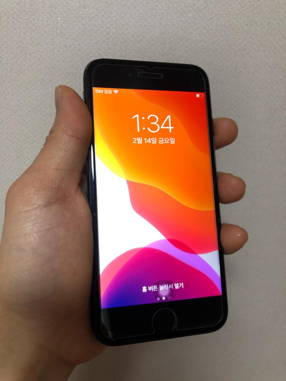 아이폰7 128 매트블랙 배터리100 팝니다