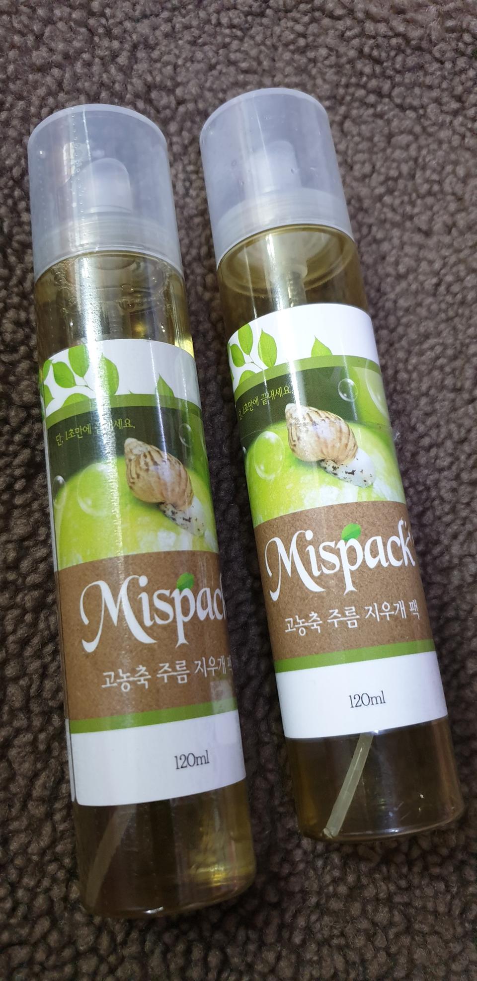 미사용) 달팽이 미스팩120ml×2개 13000원